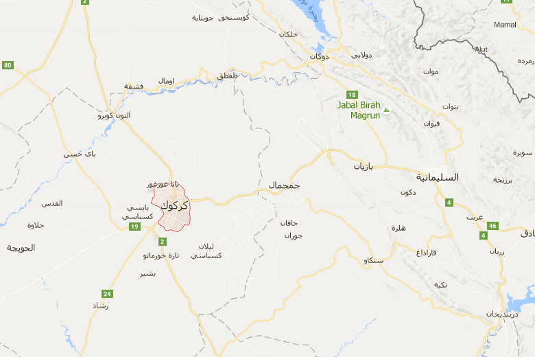 وصول تعزيزات من قوات مكافحة ارهاب السليمانية الى كركوك