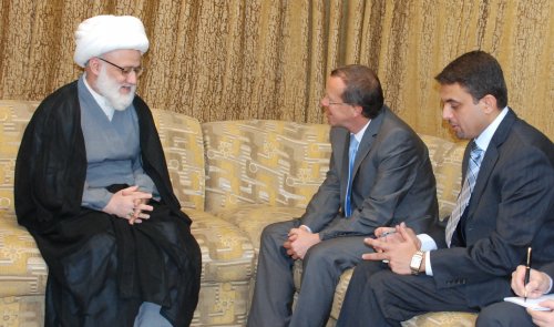 اليعقوبي لممثل الامم المتحدة :هناك قلق من أجواء  الصراع وعدم الثقة التي تسود الكتل السياسية