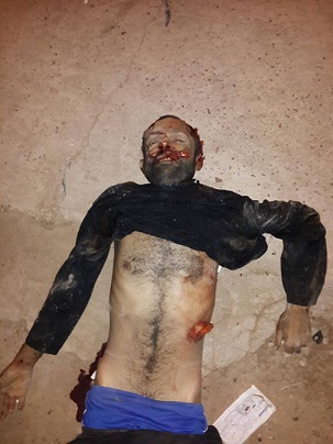 صورة ارهابي قتلته الاجهزة الامنية قبل تفجير نفسه على الزوار