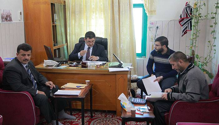 العتبة الحسينية المقدسة تتبنى تسهيل الاجراءات الرسمية الخاصة بصرف مستحقات عوائل الشهداء