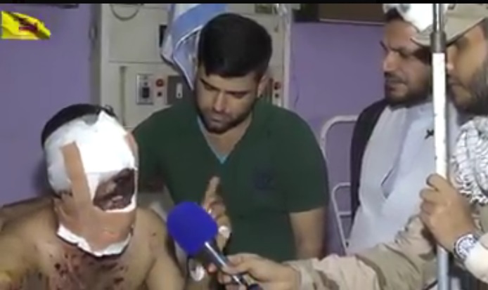 بالفيديو:شاهد ماذا قال احد المقاتلين الابطال بعد فقده لبصره في احدى المعارك ؟