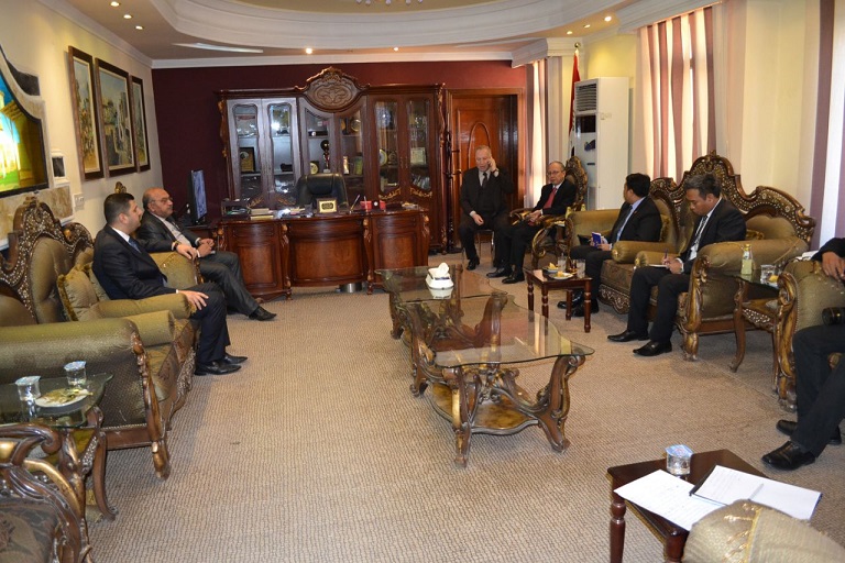 السفير الاندونيسي ببغداد يزور غرفة تجارة كربلاء ودعوة لرجال الاعمال الاندنوسيين للاستثمار بالمحافظة