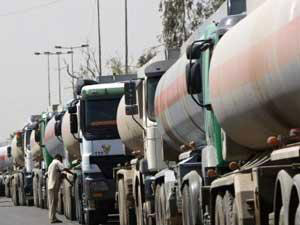 وصول 43 صهريج من الوقود الى بغداد
