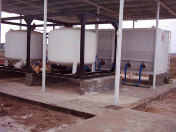 تسرب غاز الكلور في احدى قرى قضاء الهندية في كربلاء