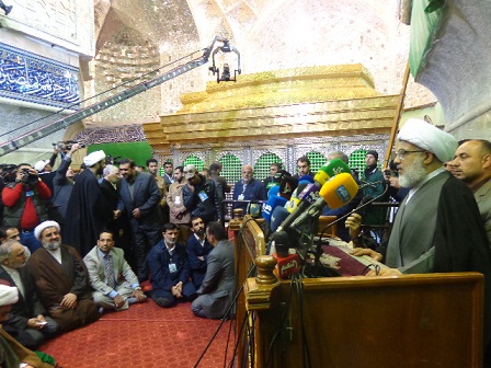 العتبة الحسينية اشترت 30000 الف م2  بـقرابة 300 مليار دينار وتناشد البلديات والمسؤولين للمصادقة على التطوير الحضري لمركز كربلاء