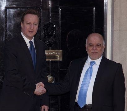 ماذا جرى بين العبادي وكاميرون في مقر رئاسة الوزراء البريطانية