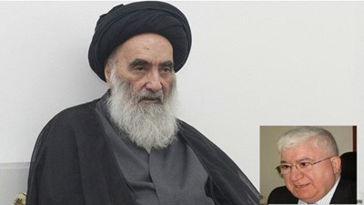 معصوم: السيستاني صاحب الدور الحاسم في إيقاف زحف داعش