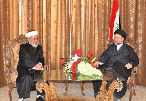 رئيس ديوان الوقف الشيعي يستقبل مفتي دولة اوكرانيا الشيخ احمد تميم
