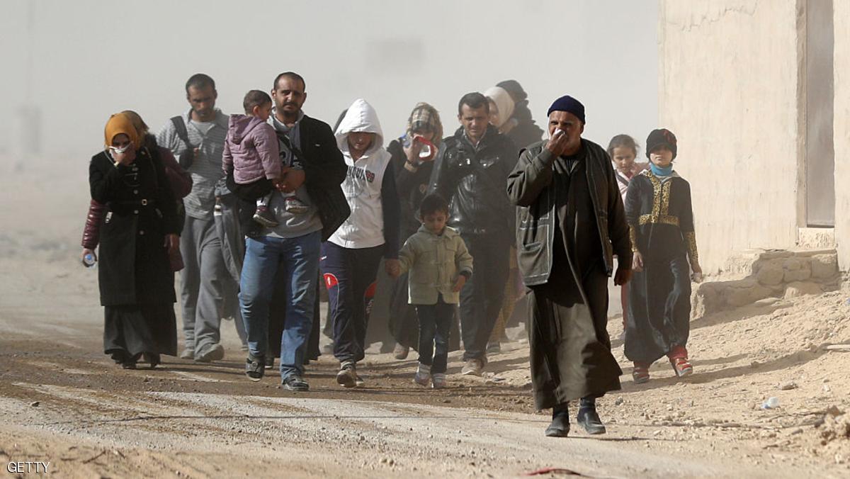 الشرطة الاتحادية: اجلاء 480 مواطناً غربي الموصل