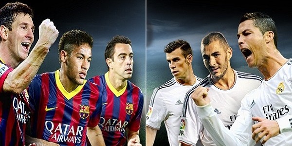 تعرف على القنوات الناقلة لمباراة برشلونة وريال مدريد مجانا