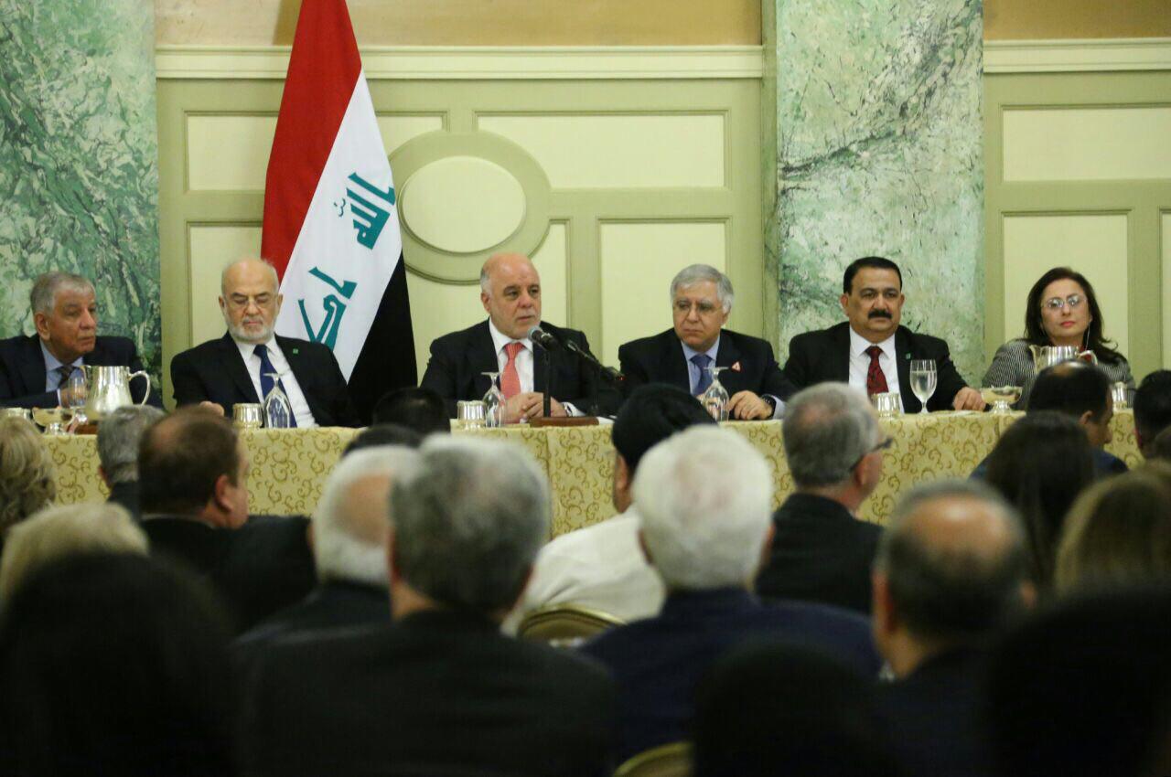 العبادي من واشنطن: لن نتراجع عن حملة الاصلاح ومستمرون بمحاربة الفساد