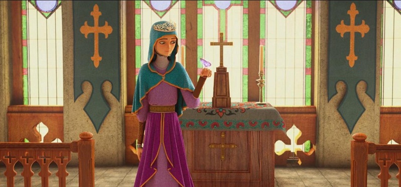 بالصور:(أميرة الروم) من قناة فتية كربلاء تبهر مؤسسات عالم الانتاج العربي السينمائي