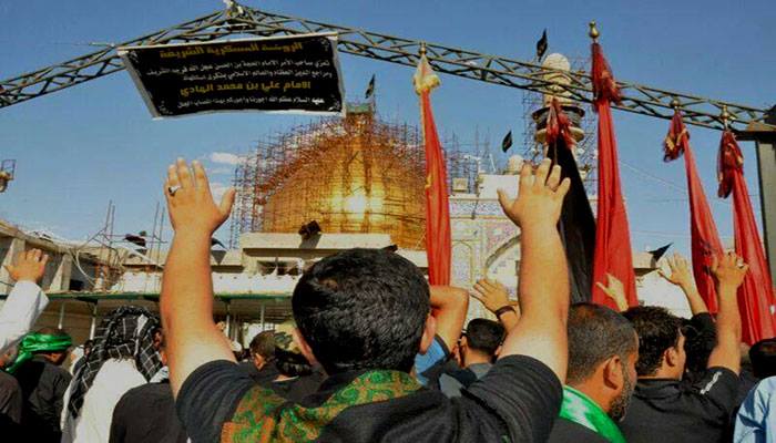 زوار سامراء تجاوزوا المليون لاحياء ذكرى الامام علي الهادي