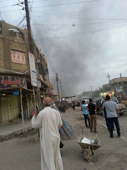 انتحاري متخف بزي امرأة  يفجر نفسه وسط زوار الامام الكاظم عليه السلام+صورة