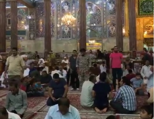 بالفيديو :ليلة رمضانية من داخل الحرم الحسيني الطاهر