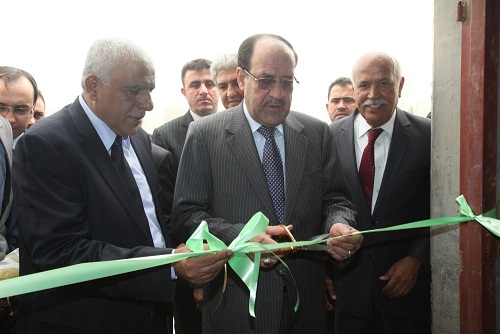 بالصور:المالكي يفتتح التوسعة الثانية لمشروع ماء شرق دجلة المنجز بكلفة تعاقدية بلغت (38) مليار دينار