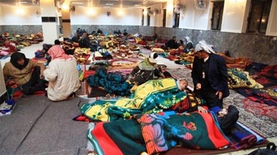 النجف بعد استقبالها اكثر من "35" الف نازح تعتذر عن استقبال نازحين جدد