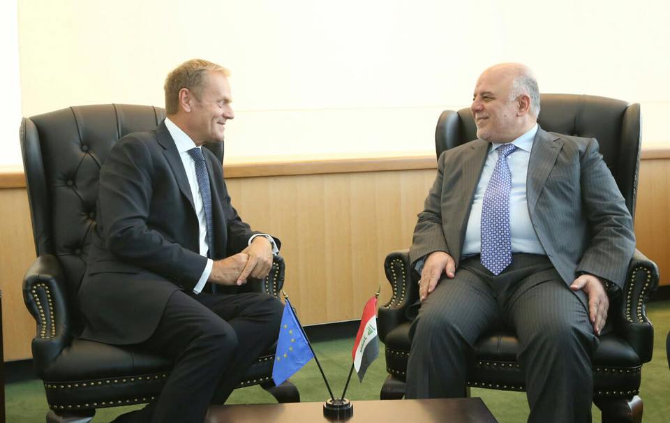 العبادي يلتقي رئيس المجلس الاوربي في نيويورك