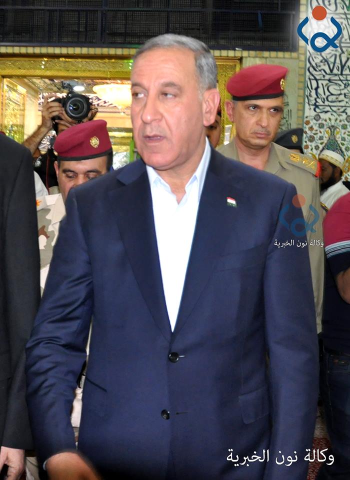 خالد العبيدي يصل الى مدينة كربلاء للاطلاع على الاستعدادات العسكرية لتامين زيارة عاشوراء