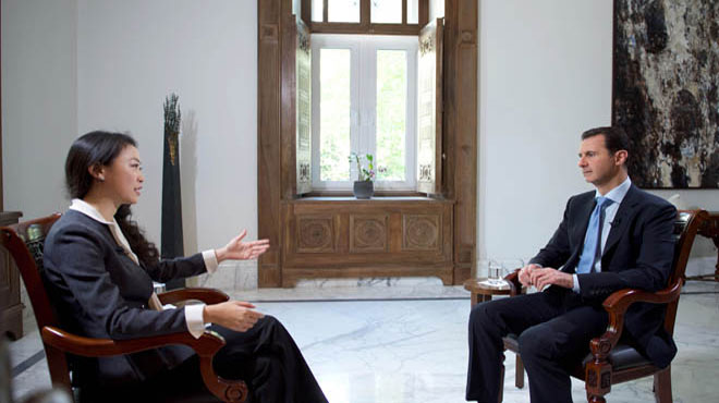 الرئيس الأسد : تركيا والسعودية وقطر يشكلون الحديقة الخلفية الداعمة لتنظيم “داعش” الإرهابي