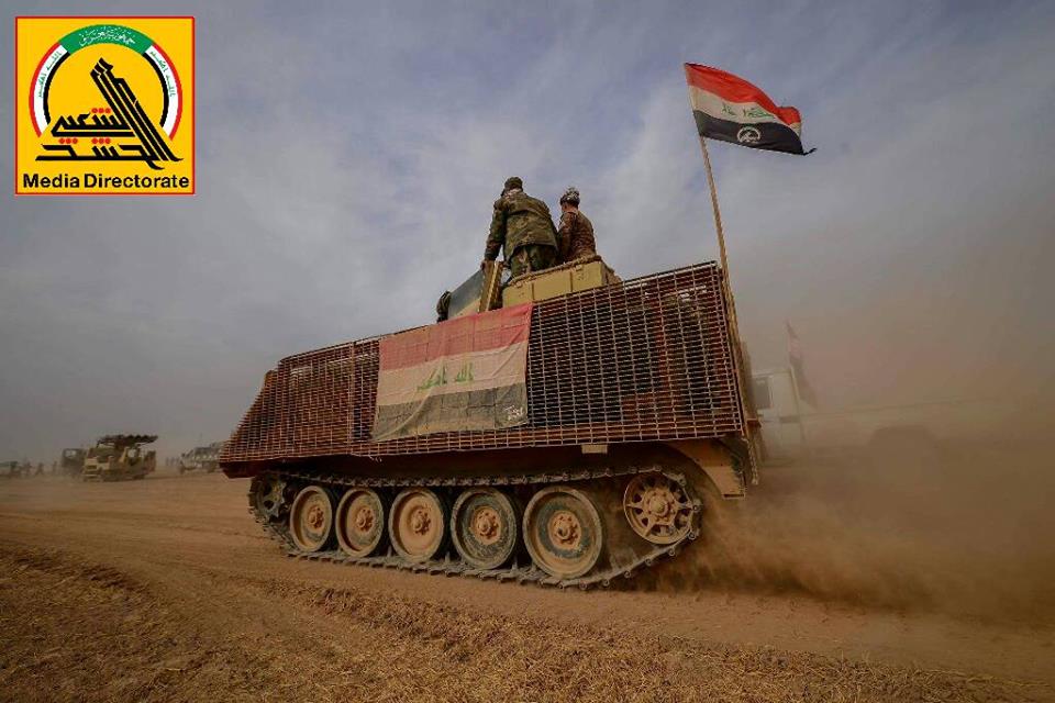 لواء الطفوف وكتائب حزب الله يحررون قرية "الشريعة الثانية" بإتجاه الطريق الرابط بين تلعفر وسنجار