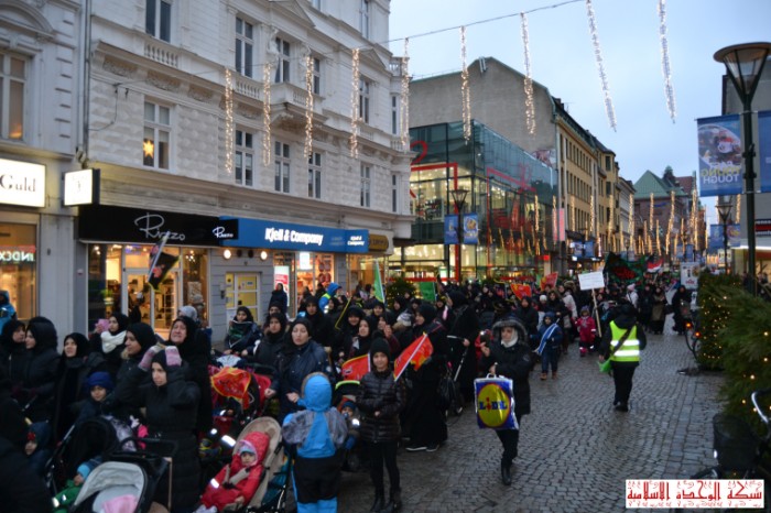 بالصور :مراسيم الاربعين في السويد:المشاركون بالمسيرة من جميع الدول الاوربية القادمون من النروج وفنلدة وهولندا والمانيا والدنمارك