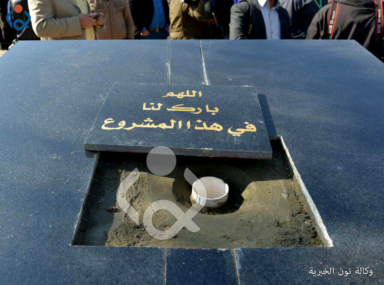 بالفيديو: وضع حجر الاساس لمطار كربلاء الدولي