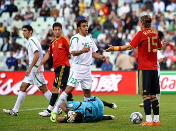 لاعب عراقي يتفوق على أسطورة ريال مدريد