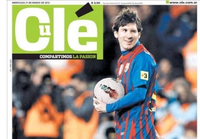 صحيفة أرجنتينية تغير اسمها من أجل ميسي