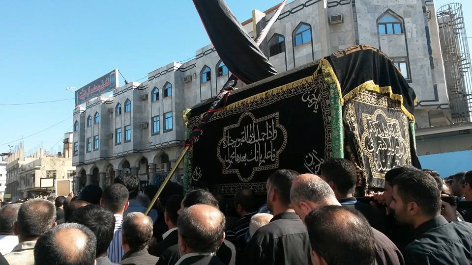 بالصور :كربلاء تشييع الرادود الحسيني محمد حمزة القندرجي الكربلائي