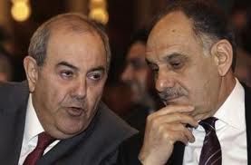 مشادة كلامية حادة ومشاجرة بين علاوي والمطلك خلال اجتماع العراقية