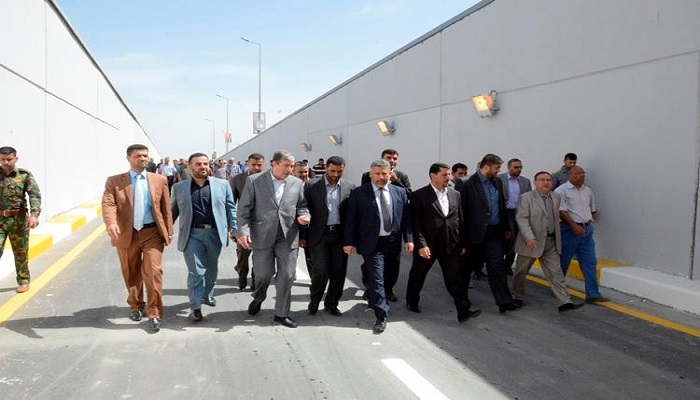 بعد اصلاح عيوب فنية فيه :كربلاء تفتتح نفق مجسر الامام علي المكلف تنفيذه 29 مليار دينار