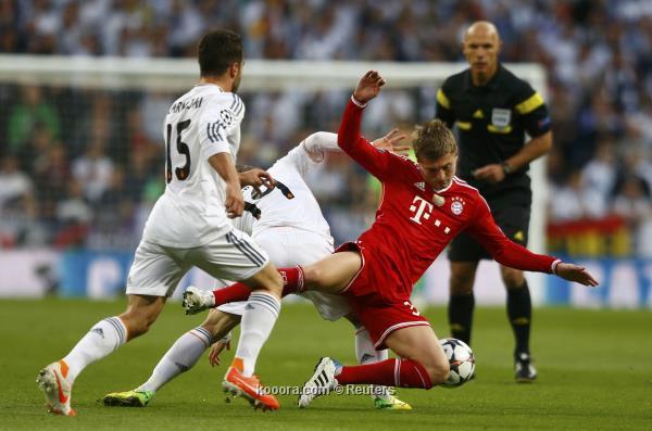 ريال مدريد يحقق فوزاً صعباً على بايرن ميونيخ بهدف يتيم بعدما أضاع فرصاً مهمة في ذهاب نصف نهائي دوري ابطال اوربا