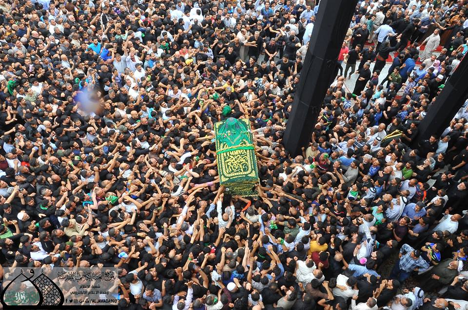 ستة ملايين زائر انهوا زيارة الامام الكاظم في ذكرى شهادته (مصور)