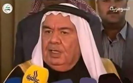 السليمان يدعو اهالي الانبار للامتثال لفتوى السيستاني ويتهم النجيفيان والأكراد ببيع  العراق