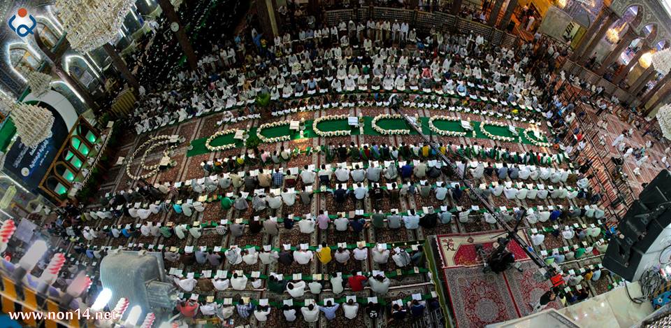 تقرير مصور: المحفل القرآني في العتبة الحسينية المقدسة