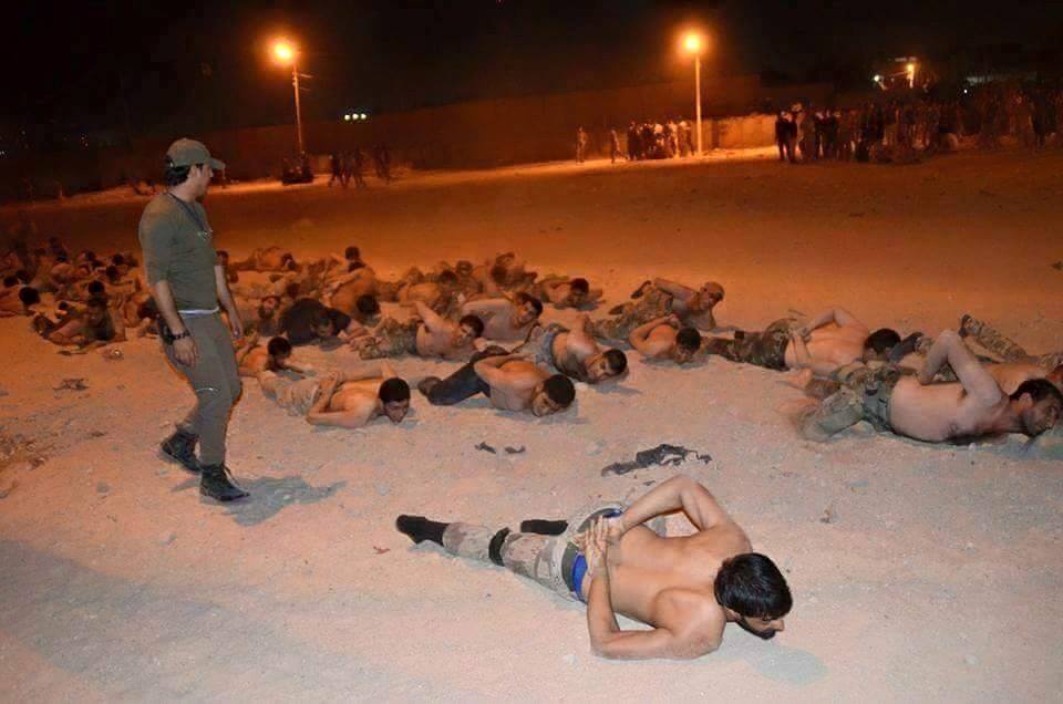 بالصور:طلاب الجامعات والمدارس والموظفين في محافظة البصرة يتدربون تلبية لنداء المرجعية