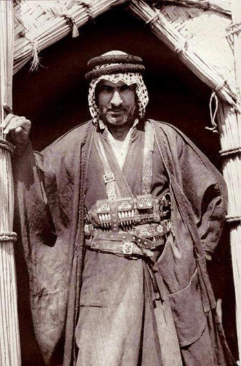 صورة نادرة لشعلان ابو الجون احد قيادي ثورة العشرين في السماوة جنوب العراق