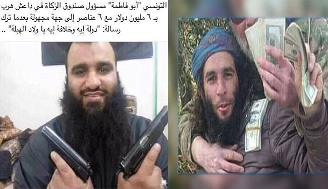 داعشي يهرب بـ6 مليون دولار من التنظيم ويترك لهم رسالة مضحكة