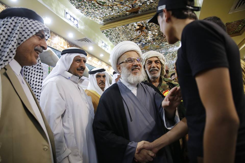 شيوخ وعشائر ومسؤولو محافظة صلاح الدين يلتقون بممثل المرجع السيستاني :نريد سلاحا يمكننا من اكمال تحرير باقي مناطق المحافظة