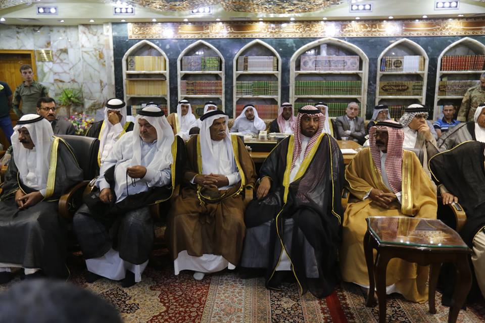 جبور كربلاء يستقبلون ابناء عمومتهم من جبور صلاح الدين ويؤدون زيارة المراقد المقدسة معا