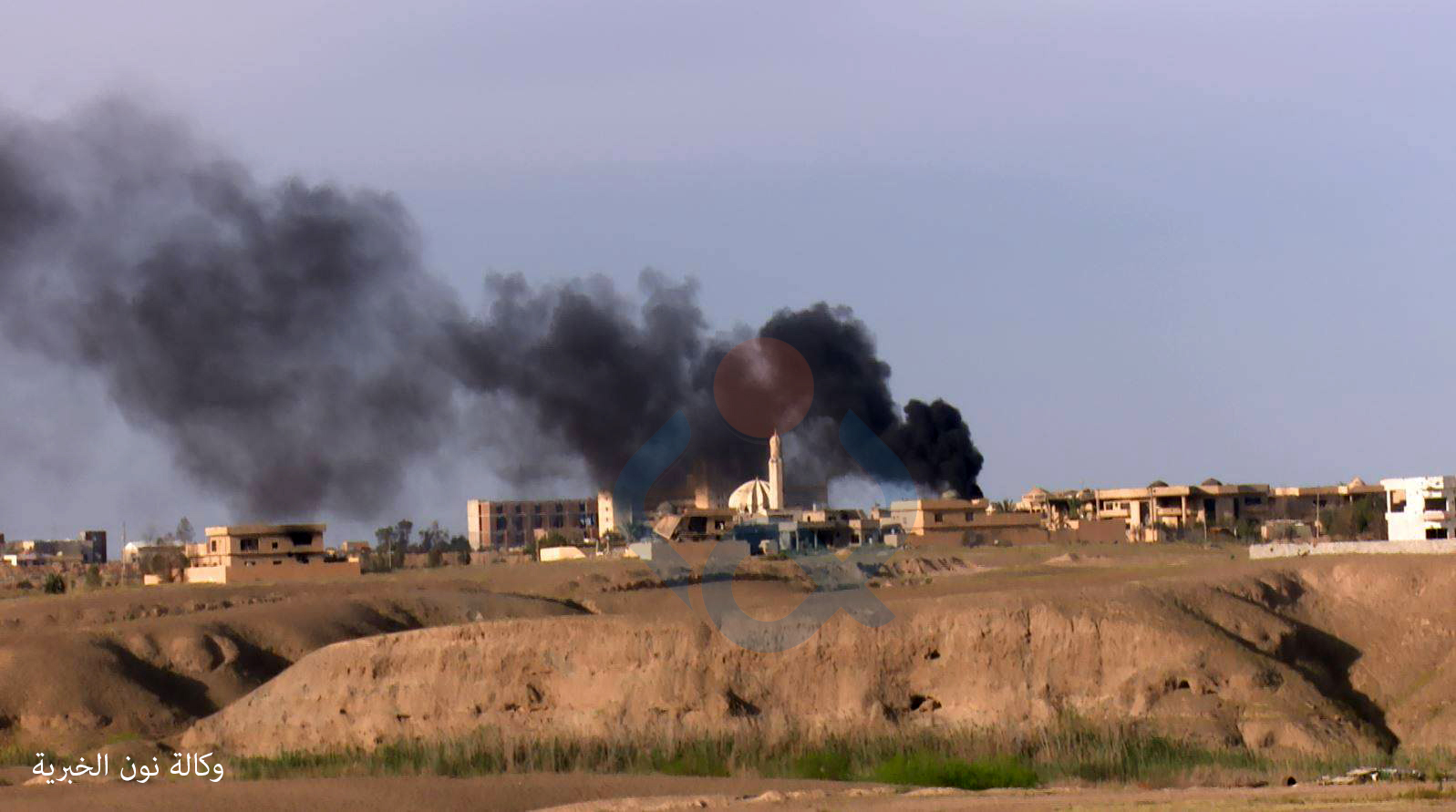 مقتل العشرات من الدواعش بقصف مدفعي من قبل مقاتلي لواء علي الاكبر في بيجي