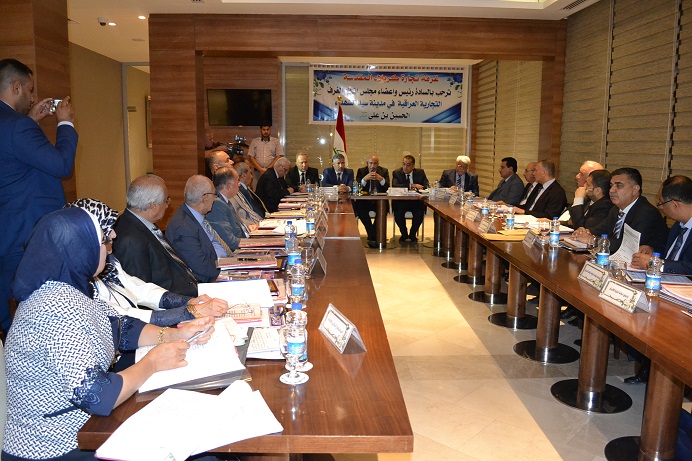 اتحاد الغرف التجارية العراقية في كربلاء يناقش مشكلة المنافذ الخاضعة لسيطرة داعش وسبل اعادة عملها