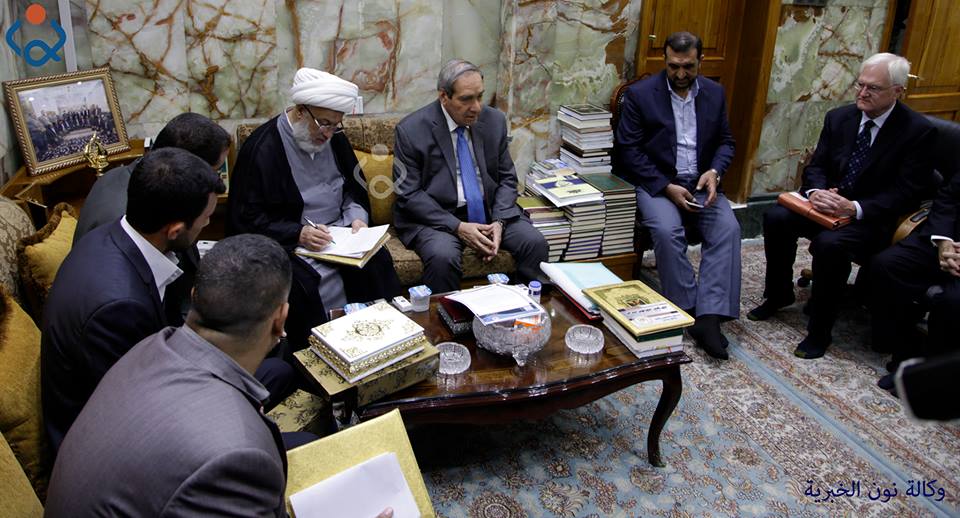 سامي الاعرجي لممثل المرجع السيستاني:سنختار مجموعة من الشركات التي ستنفذ مطار الامام الحسين