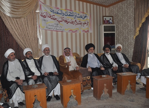 تقرير مصور لزيارة وفد من التيار الصدري لقبيلة السعدون في الزبير ويعلن وقوفه مع ابناء البصرة