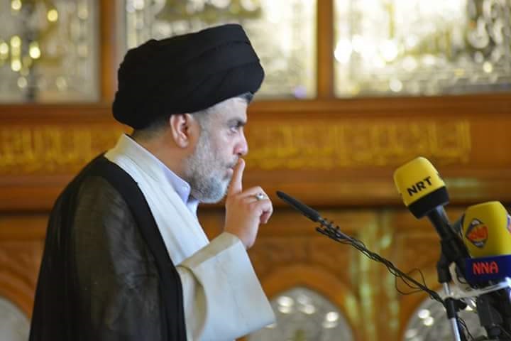 السيد مقتدى الصدر يدعو من مسجد الكوفة لمشروع عابر للطائفية