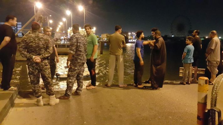 البصرة:غرق عائلة كاملة في مياه شط العرب (فيديو)