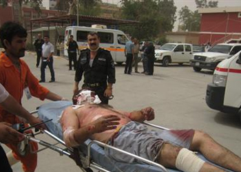 إستشهاد تسعة اشخاص واصابة 15 آخرين اثر وقوع ثلاثة انفجارات في بغداد