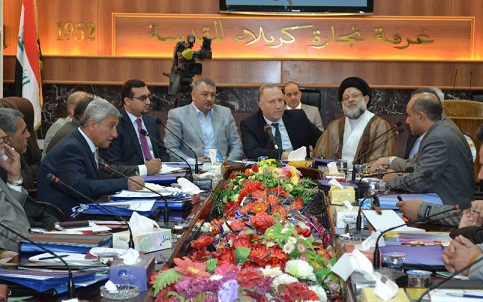 غرفة تجارة كربلاء تستقبل غرفة تجارة كرمشاه الايرانية لتوسعة التعاون التجاري بين الجانبين