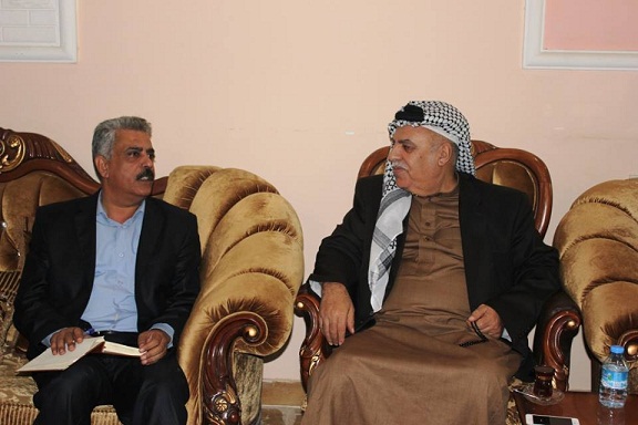 الوطنية البيضاء تعلن دخولها الانتخابات بقائمة منفردة وامينها العام يستقبل نائب نقيب الصحفيين العراقيين